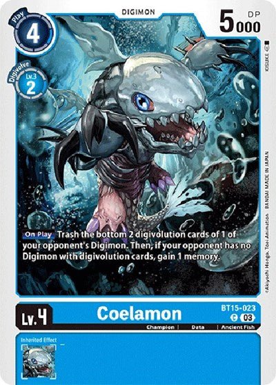 Coelamon (Exceed Apocalypse) Near Mint - Nick Nack's Full Frontal Attack