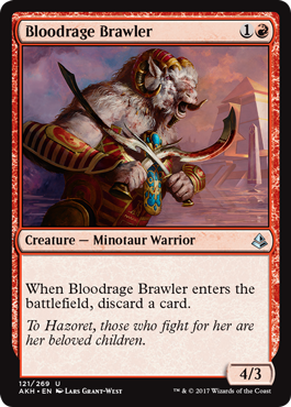 Bloodrage Brawler (Amonkhet) Near Mint - Nick Nack's Full Frontal Attack