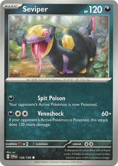 Seviper (Scarlet and Violet: Base Set) Near Mint - Nick Nack's Full Frontal Attack