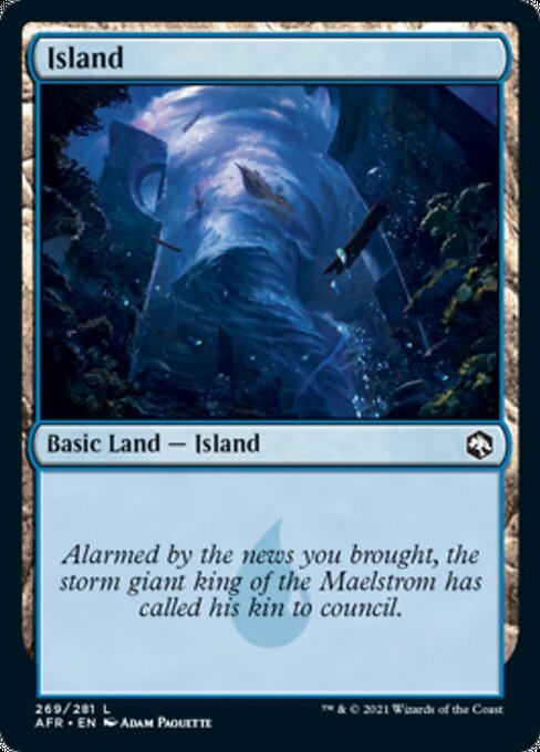 Island (269) (Adventures in the Forgotten Realms) Near Mint - Nick Nack's Full Frontal Attack