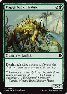 Daggerback Basilisk (Duel Decks: Zendikar vs Eldrazi) Near Mint