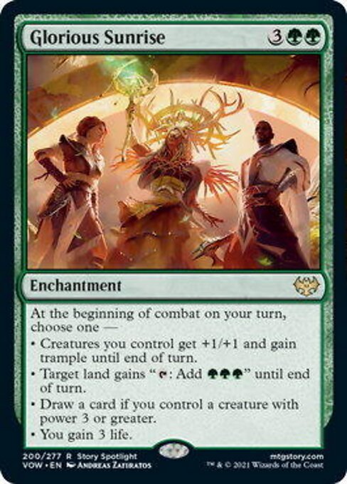 Glorious Sunrise (Innistrad: Crimson Vow) Near Mint - Nick Nack's Full Frontal Attack