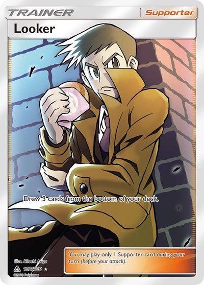 Looker (Full Art) (SM - Ultra Prism) Near Mint Holofoil - Nick Nack's Full Frontal Attack