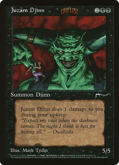 Juzam Djinn (Arena League) (Oversize Cards) Near Mint - Nick Nack's Full Frontal Attack