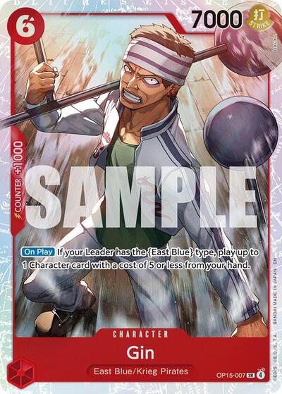 Gin (Adventure on Kami's Island) Near Mint Foil - Nick Nack's Full Frontal Attack