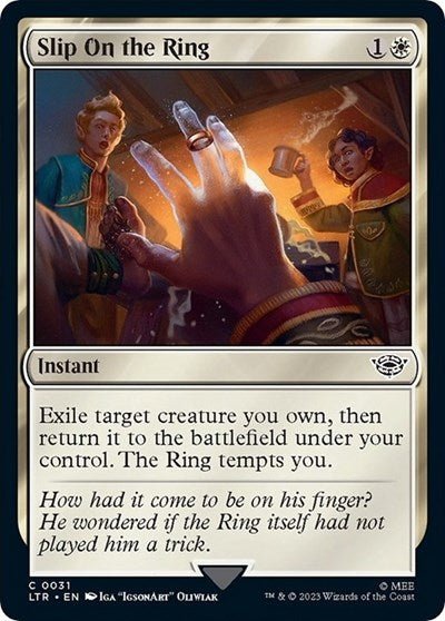 Slip on the Ring (Universes Beyond: The Lord of the Rings: Tales of Middle-earth) Near Mint - Nick Nack's Full Frontal Attack