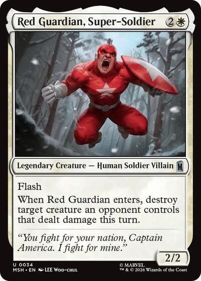Red Guardian, Super-Soldier (Marvel Super Heroes) Near Mint - Nick Nack's Full Frontal Attack