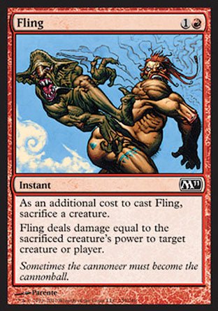 Fling (Magic 2011 Core Set) Near Mint - Nick Nack's Full Frontal Attack