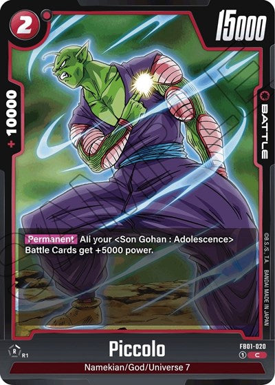 Piccolo FB01-020 (Awakened Pulse) Near Mint