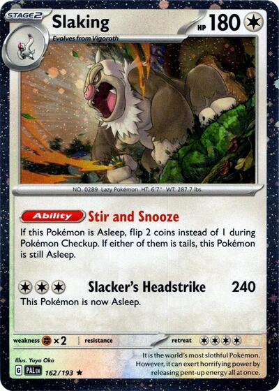 Slaking (Cosmos Holo) (Miscellaneous Cards & Products) Near Mint Holofoil - Nick Nack's Full Frontal Attack