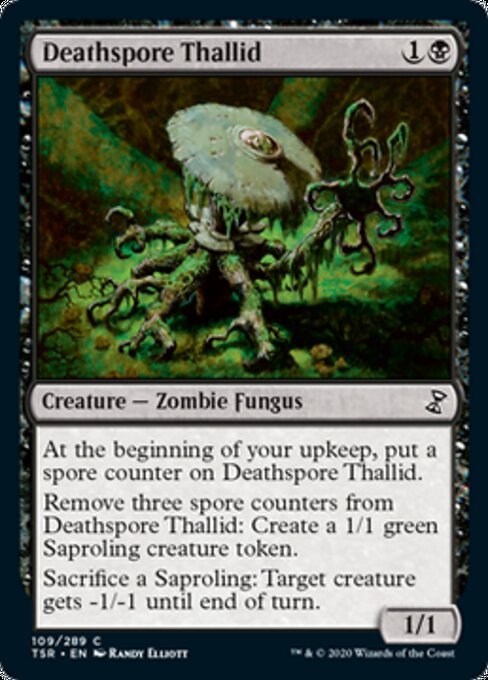 Deathspore Thallid (Time Spiral Remastered) Near Mint Foil - Nick Nack's Full Frontal Attack