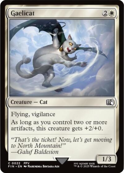 Gaelicat (Universes Beyond: FINAL FANTASY) Near Mint - Nick Nack's Full Frontal Attack