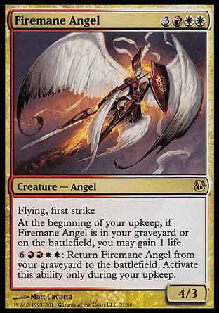 Firemane Angel (Duel Decks: Ajani vs Nicol Bolas) Near Mint - Nick Nack's Full Frontal Attack