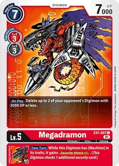 Megadramon (Classic Collection) Near Mint - Nick Nack's Full Frontal Attack