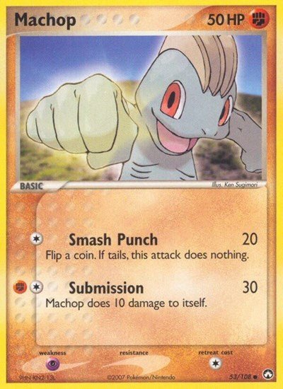 Machop (Power Keepers) Light Play - Nick Nack's Full Frontal Attack