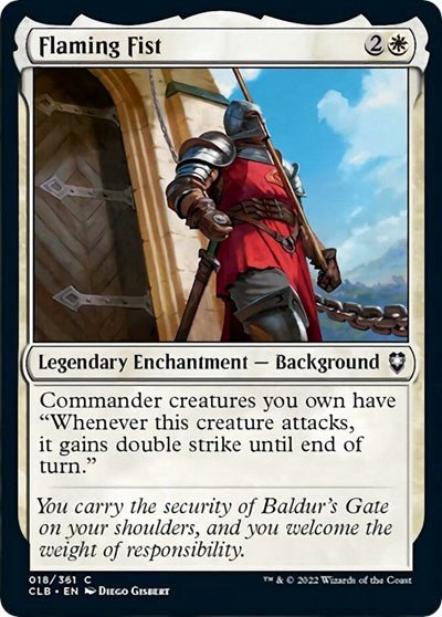 Flaming Fist (Commander Legends: Battle for Baldur's Gate) Near Mint - Nick Nack's Full Frontal Attack