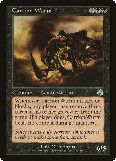 Carrion Wurm (Torment) Light Play Foil