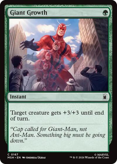 Giant Growth (Marvel Super Heroes) Near Mint - Nick Nack's Full Frontal Attack