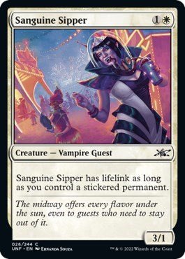 Sanguine Sipper (Unfinity) Near Mint - Nick Nack's Full Frontal Attack