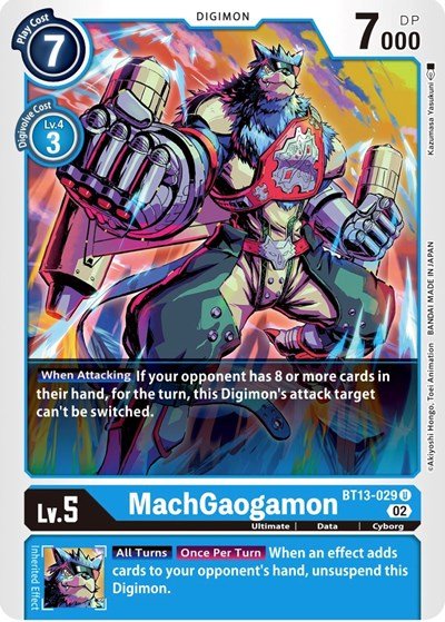 MachGaogamon (Versus Royal Knights) Near Mint - Nick Nack's Full Frontal Attack