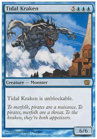 Tidal Kraken (8th Edition) Medium Play - Nick Nack's Full Frontal Attack