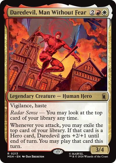 Daredevil, Man Without Fear (Marvel Super Heroes) Near Mint - Nick Nack's Full Frontal Attack