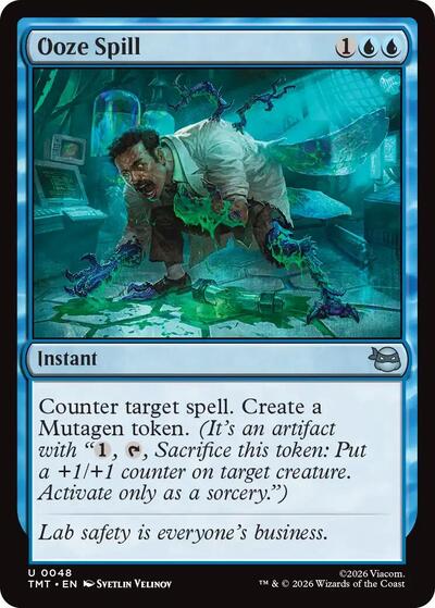 Ooze Spill (Teenage Mutant Ninja Turtles) Near Mint Foil