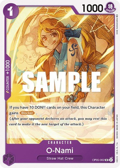 O - Nami (Awakening of the New Era) Near Mint - Nick Nack's Full Frontal Attack
