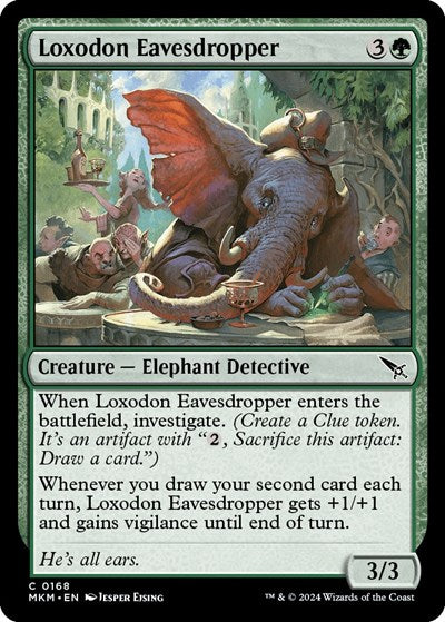 Loxodon Eavesdropper (Murders at Karlov Manor) Near Mint