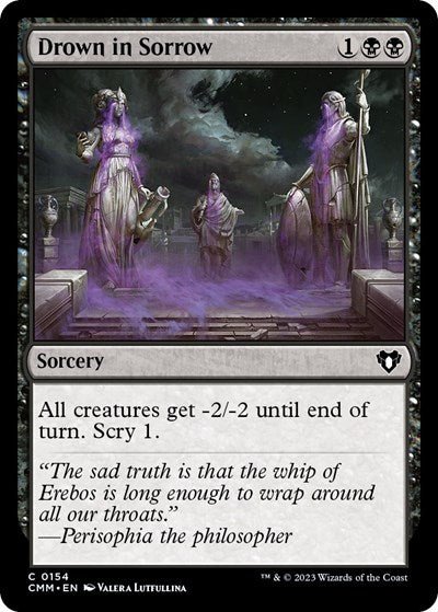 Drown in Sorrow (Commander Masters) Near Mint - Nick Nack's Full Frontal Attack