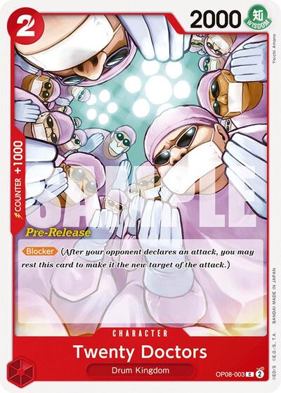 Twenty Doctors (Two Legends Pre - Release Cards) Near Mint - Nick Nack's Full Frontal Attack