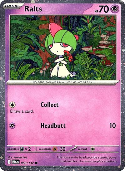 Ralts (Cosmos Holo) (Miscellaneous Cards & Products) Light Play Holofoil