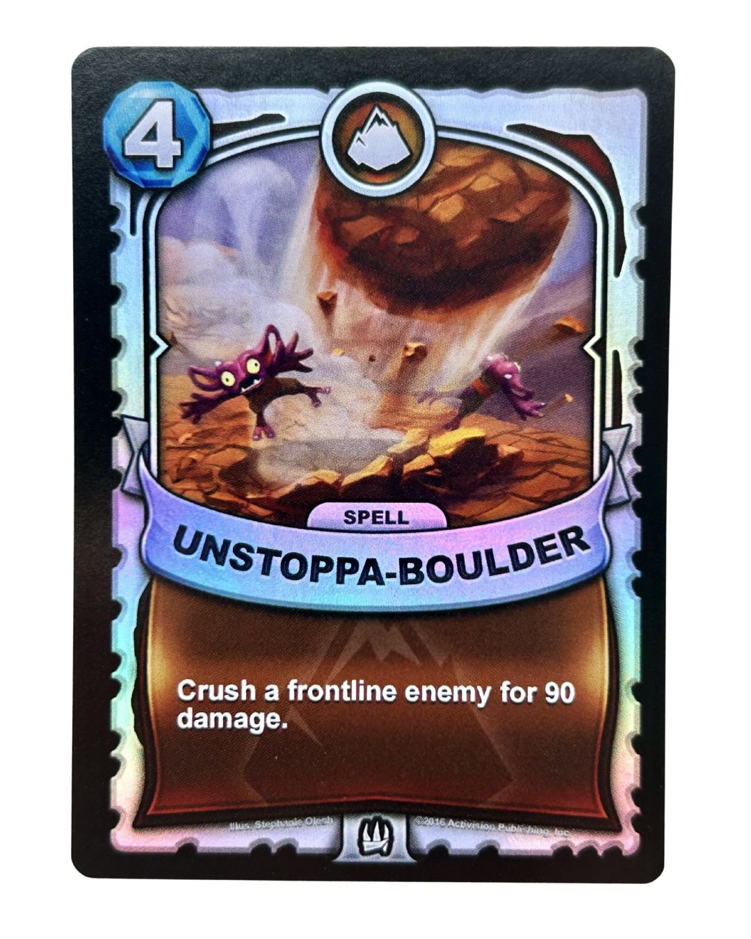 Unstoppa-Boulder (Battlecast) (Silver Foil) - Nick Nack's Full Frontal Attack