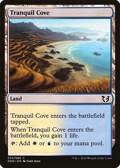 Tranquil Cove (Duel Decks: Blessed vs Cursed) Near Mint - Nick Nack's Full Frontal Attack
