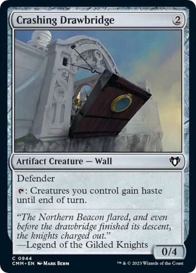 Crashing Drawbridge (Commander Masters) Near Mint - Nick Nack's Full Frontal Attack