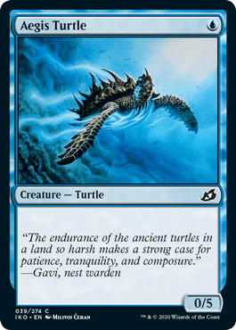 Aegis Turtle (Ikoria: Lair of Behemoths) Near Mint - Nick Nack's Full Frontal Attack
