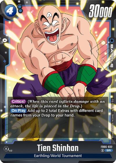 Tien Shinhan (Rivals Clash) Near Mint Holofoil - Nick Nack's Full Frontal Attack
