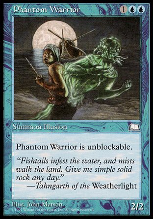 Phantom Warrior (Weatherlight) Light Play - Nick Nack's Full Frontal Attack