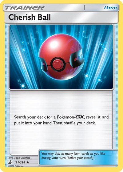 Cherish Ball (SM - Unified Minds) Near Mint - Nick Nack's Full Frontal Attack