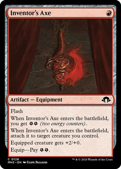Inventor's Axe (Modern Horizons 3) Near Mint - Nick Nack's Full Frontal Attack