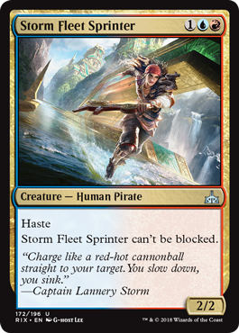Storm Fleet Sprinter (Rivals of Ixalan) Near Mint - Nick Nack's Full Frontal Attack