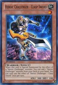Heroic Challenger Clasp Sword (Number Hunters) Light Play 1st Edition