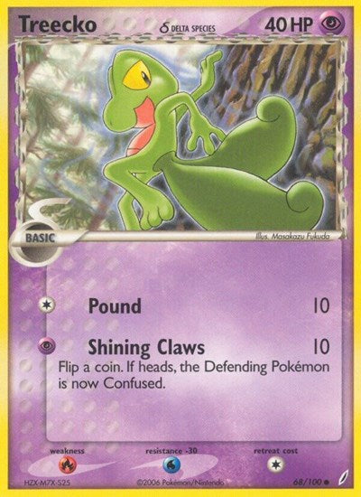 Treecko (Delta Species) (Crystal Guardians) Light Play