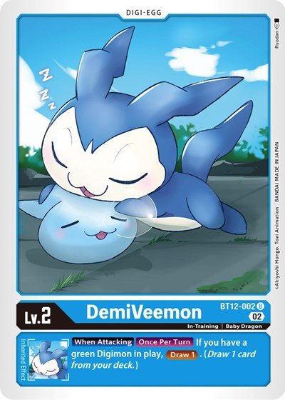 DemiVeemon (Across Time) Near Mint - Nick Nack's Full Frontal Attack