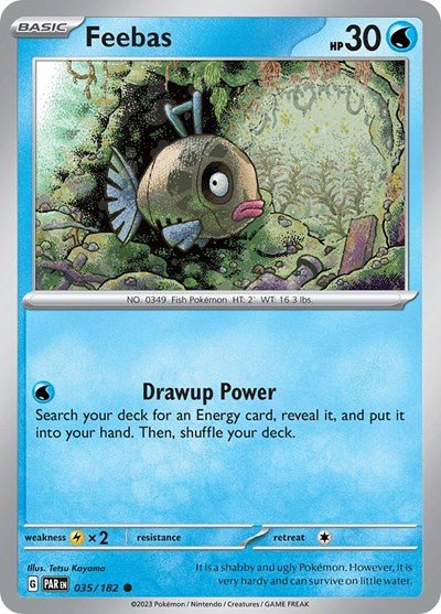 Feebas (Scarlet and Violet: Paradox Rift) Near Mint - Nick Nack's Full Frontal Attack