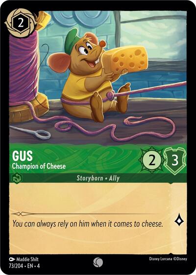 Gus - Champion of Cheese (Ursula's Return) Near Mint - Nick Nack's Full Frontal Attack
