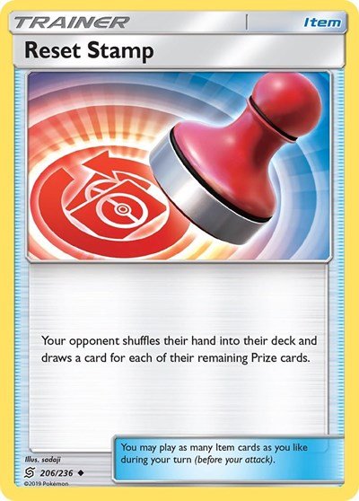 Reset Stamp (SM - Unified Minds) Near Mint - Nick Nack's Full Frontal Attack