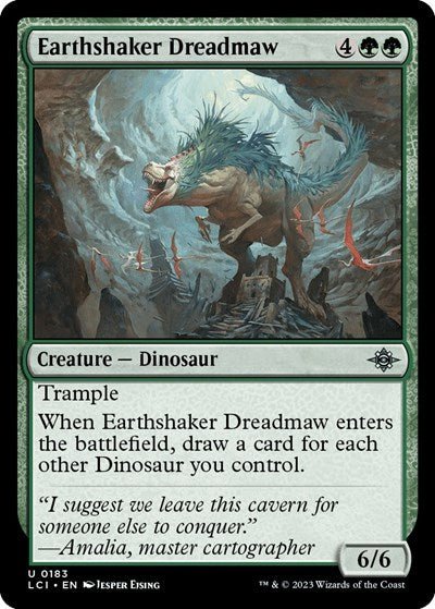 Earthshaker Dreadmaw (The Lost Caverns of Ixalan) Near Mint - Nick Nack's Full Frontal Attack