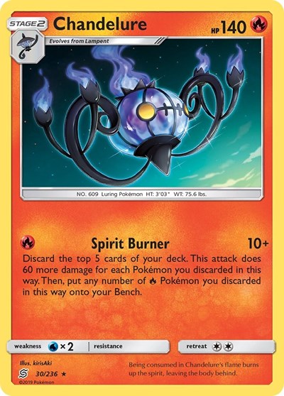 Chandelure (SM - Unified Minds) Near Mint Holofoil