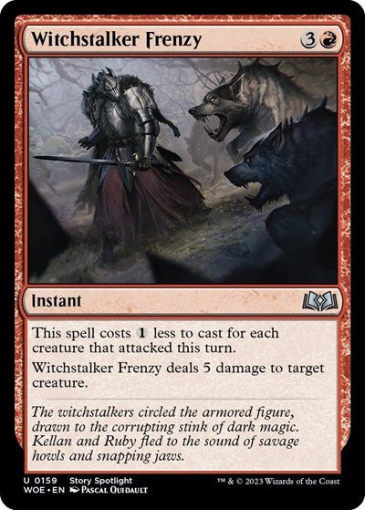 Witchstalker Frenzy (Wilds of Eldraine) Near Mint - Nick Nack's Full Frontal Attack